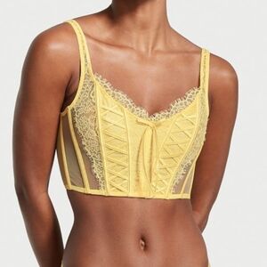 Dream Angels Unlined Lace-up Bra Top
